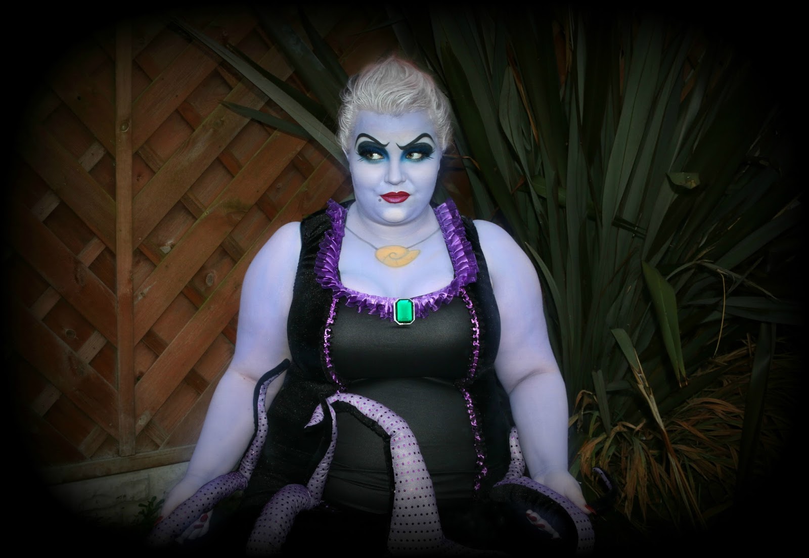 Halloween Ursula Makeup and Costume