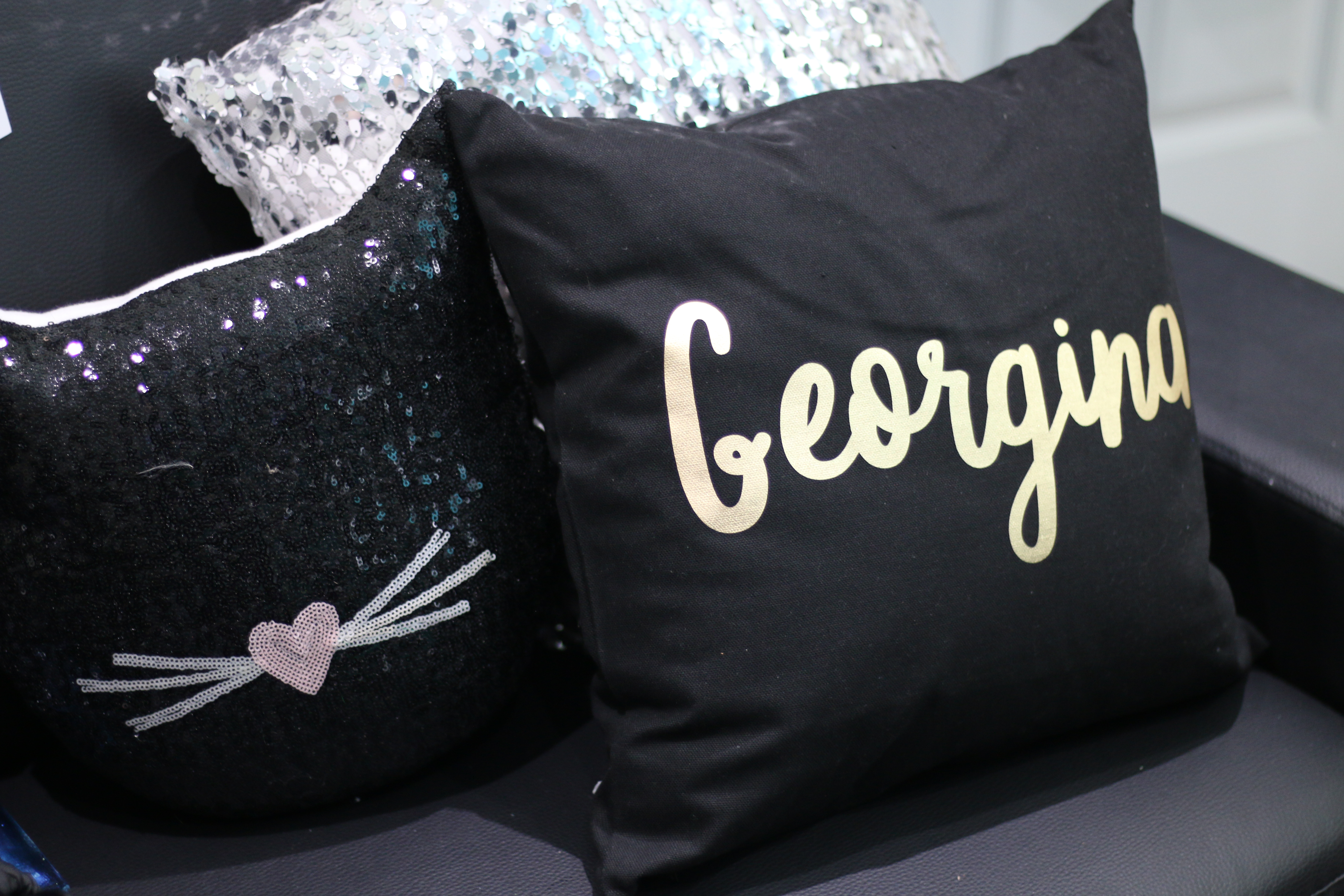 Eyelashes Galore! 3 georgina pillow
