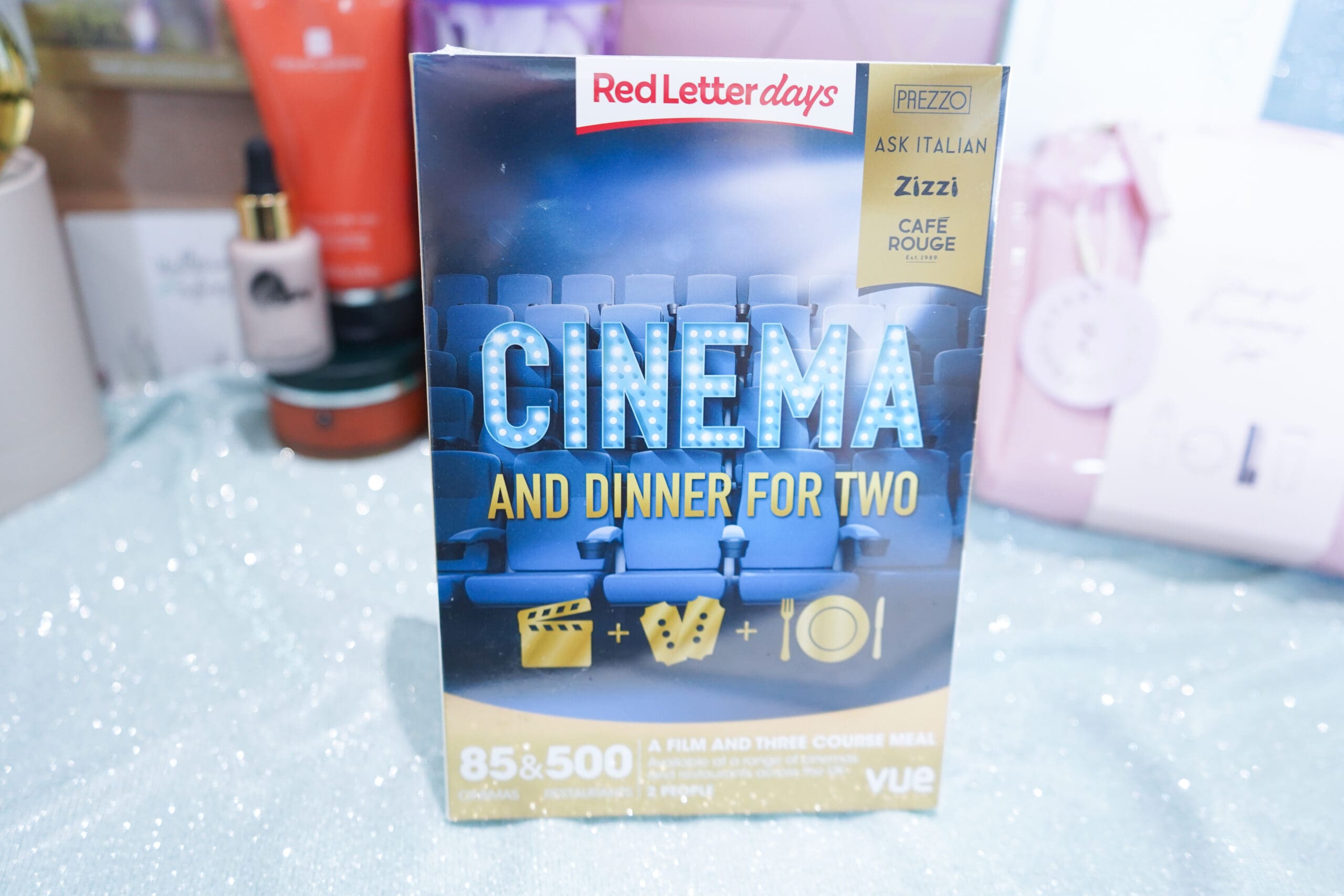 mother's day gift guide 2022, Red Letter Days Cinema Tickets and Dinner for Two