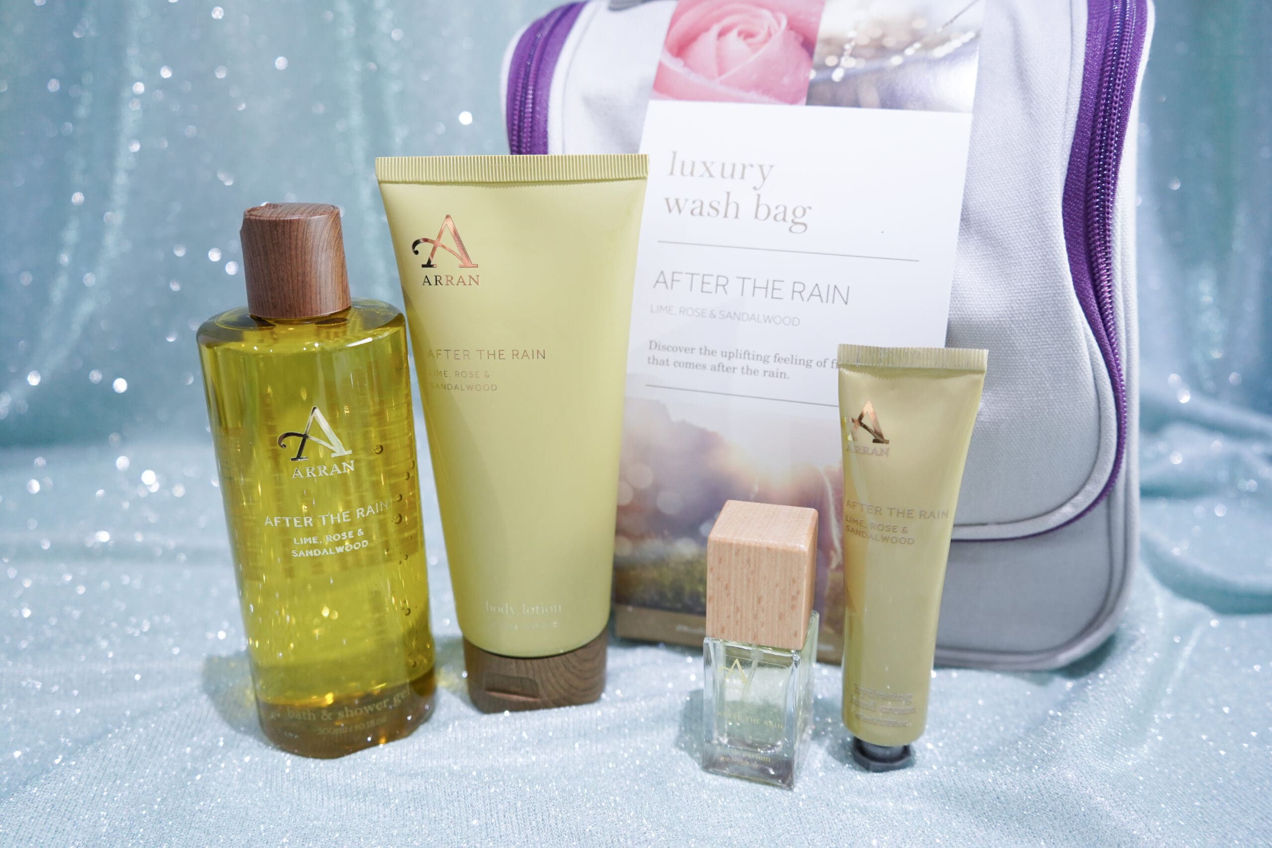 mother's day gift guide 2022, Arran After The Rain Luxury Wash Bag