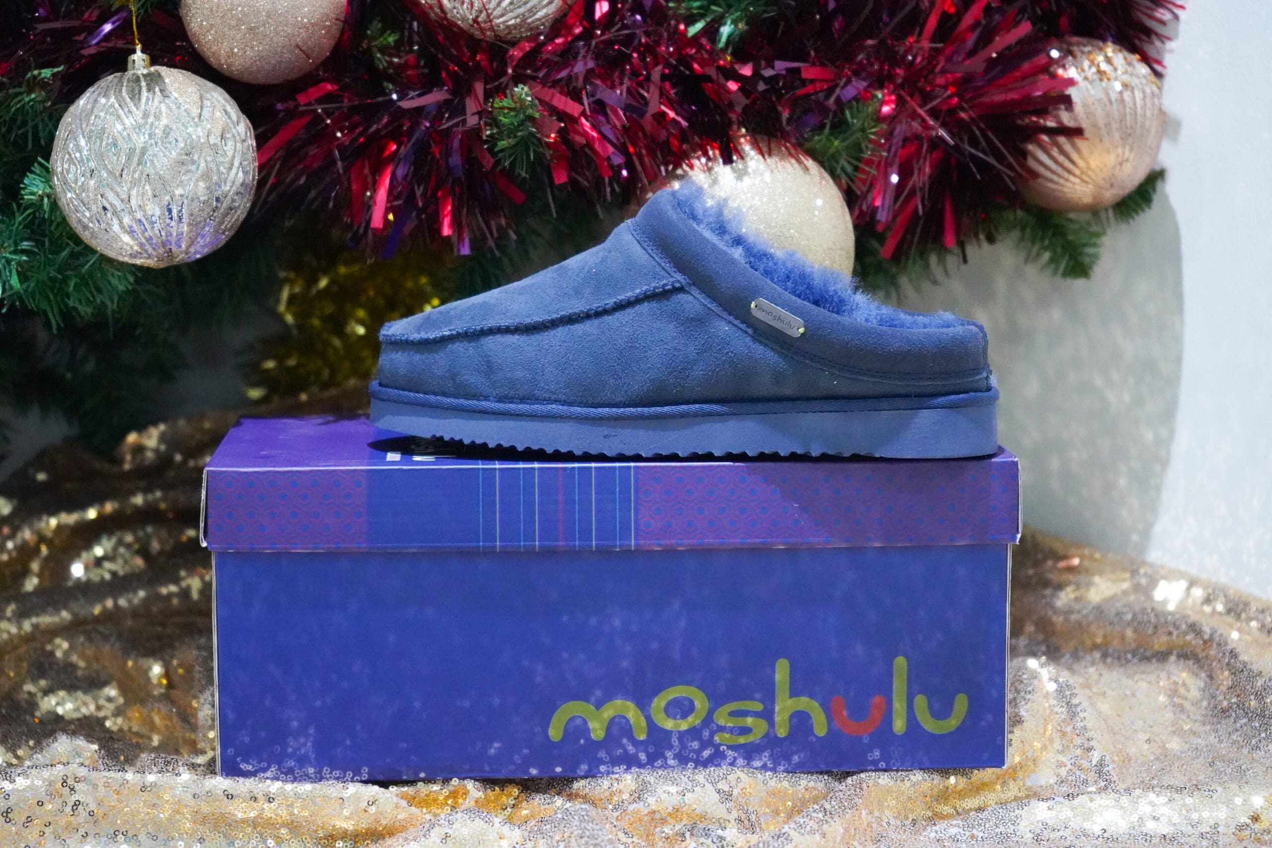Moshulu - Men’s Suede Slip-On Slippers