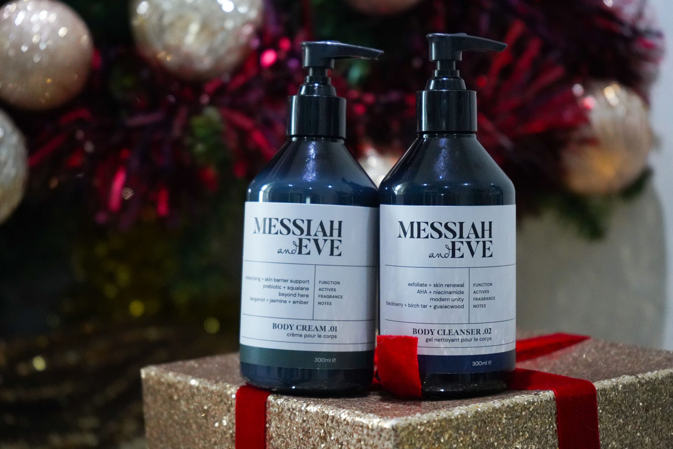 MESSIAH and EVE Body Cleanser and Cream