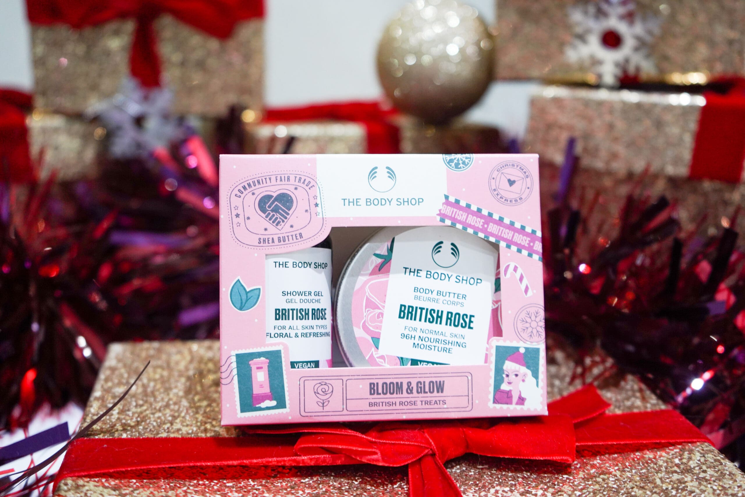 The Body Shop Christmas Gifts 2 The Body Shop Bloom & Glow British Rose Treats