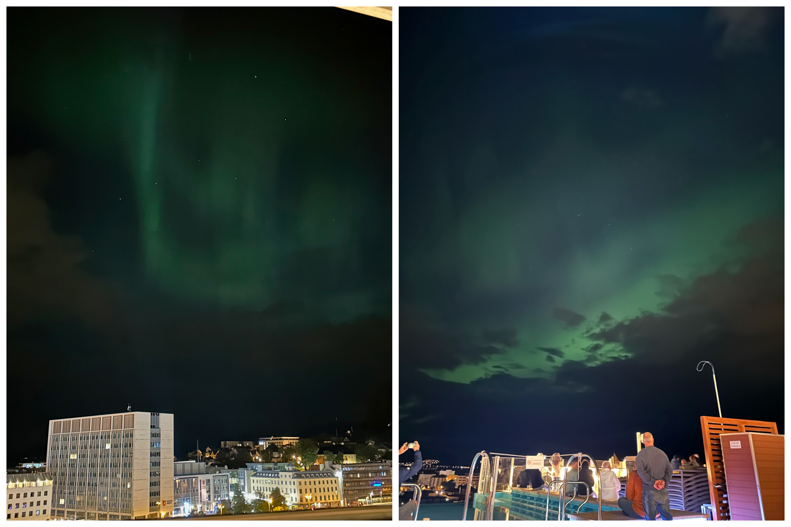 P&O Iona Norwegian Fjords Cruise 15 northern lights