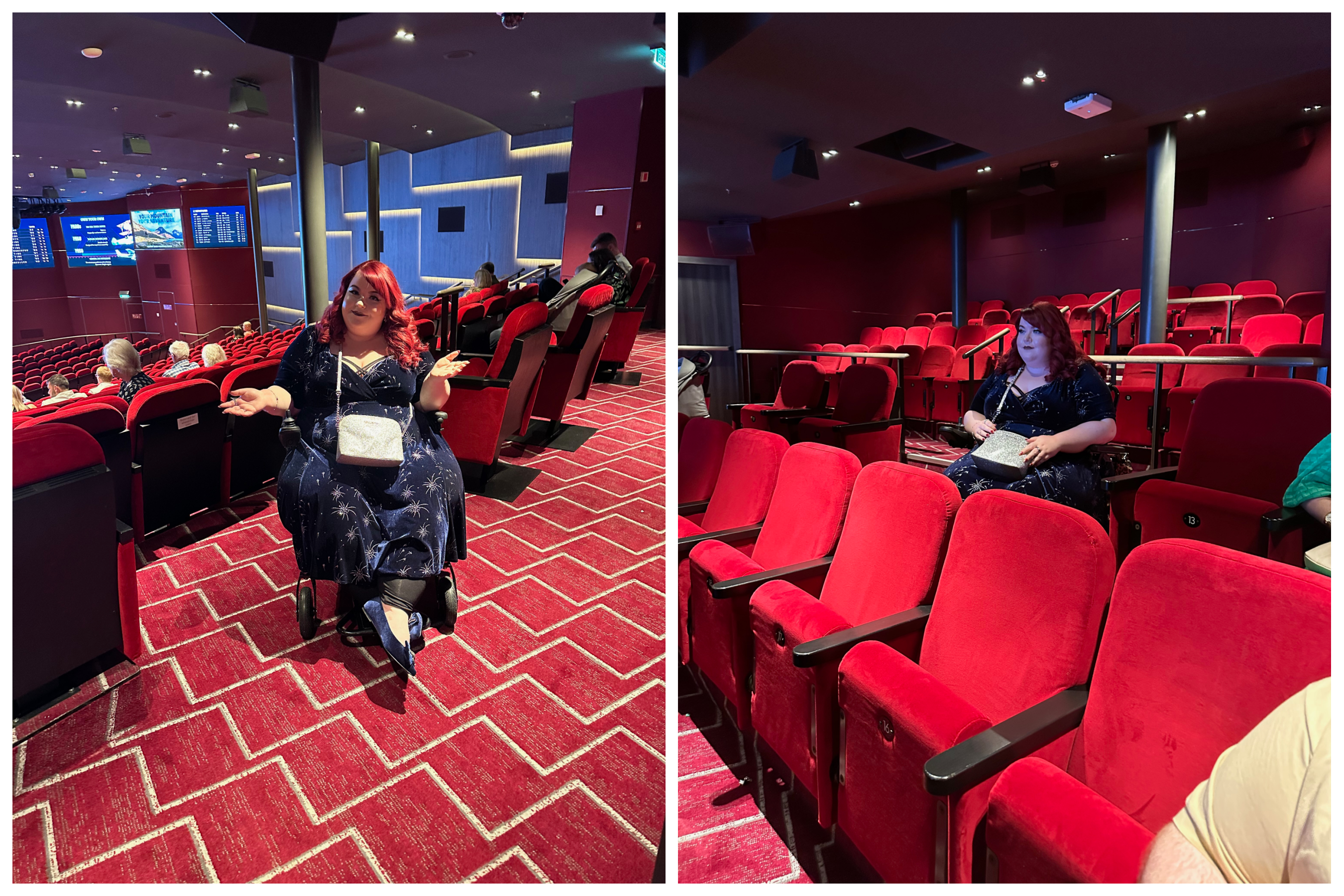 P&O Iona Norwegian Fjords Cruise 40 P&O Iona cruise ship, headliners theatre