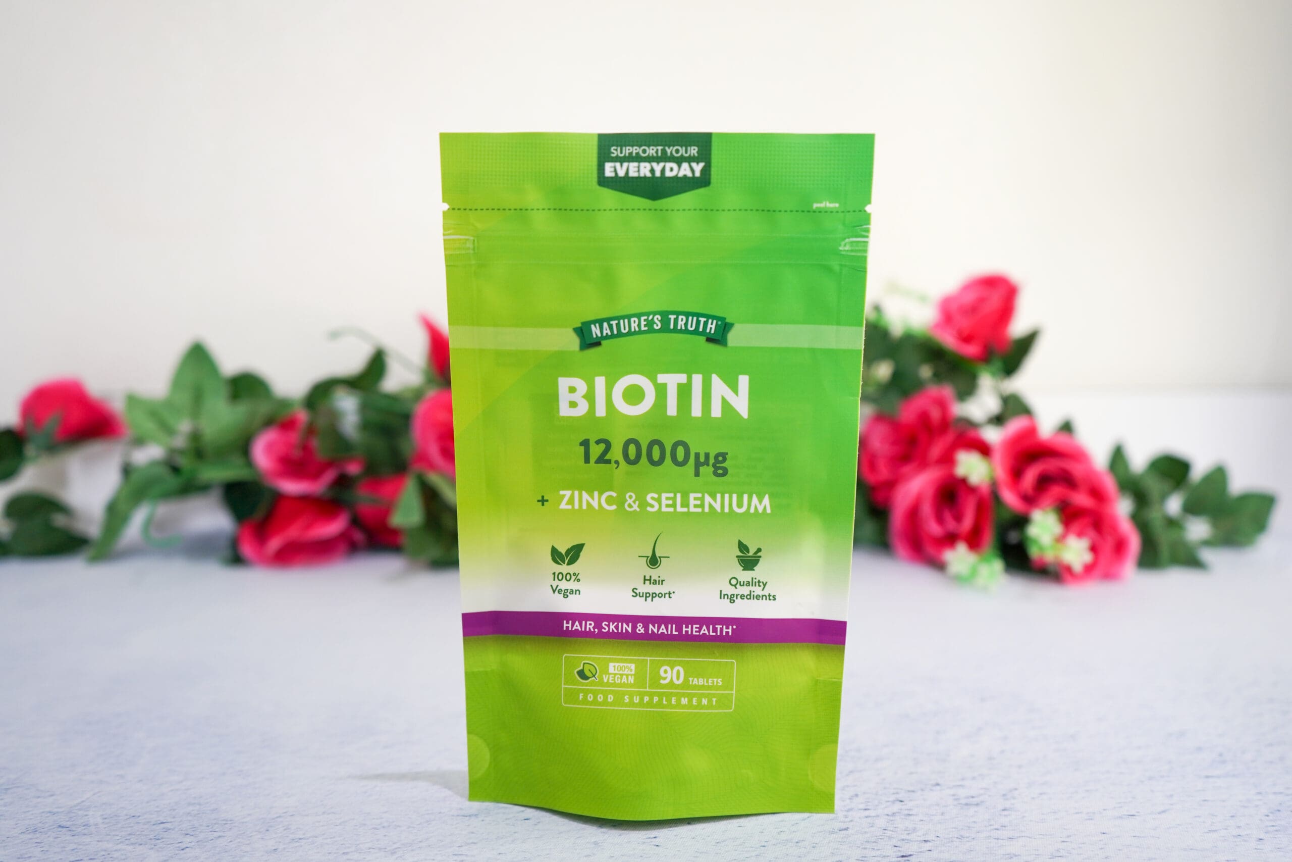 Nature's Truth Biotin Zinc & Selenium Tablets 