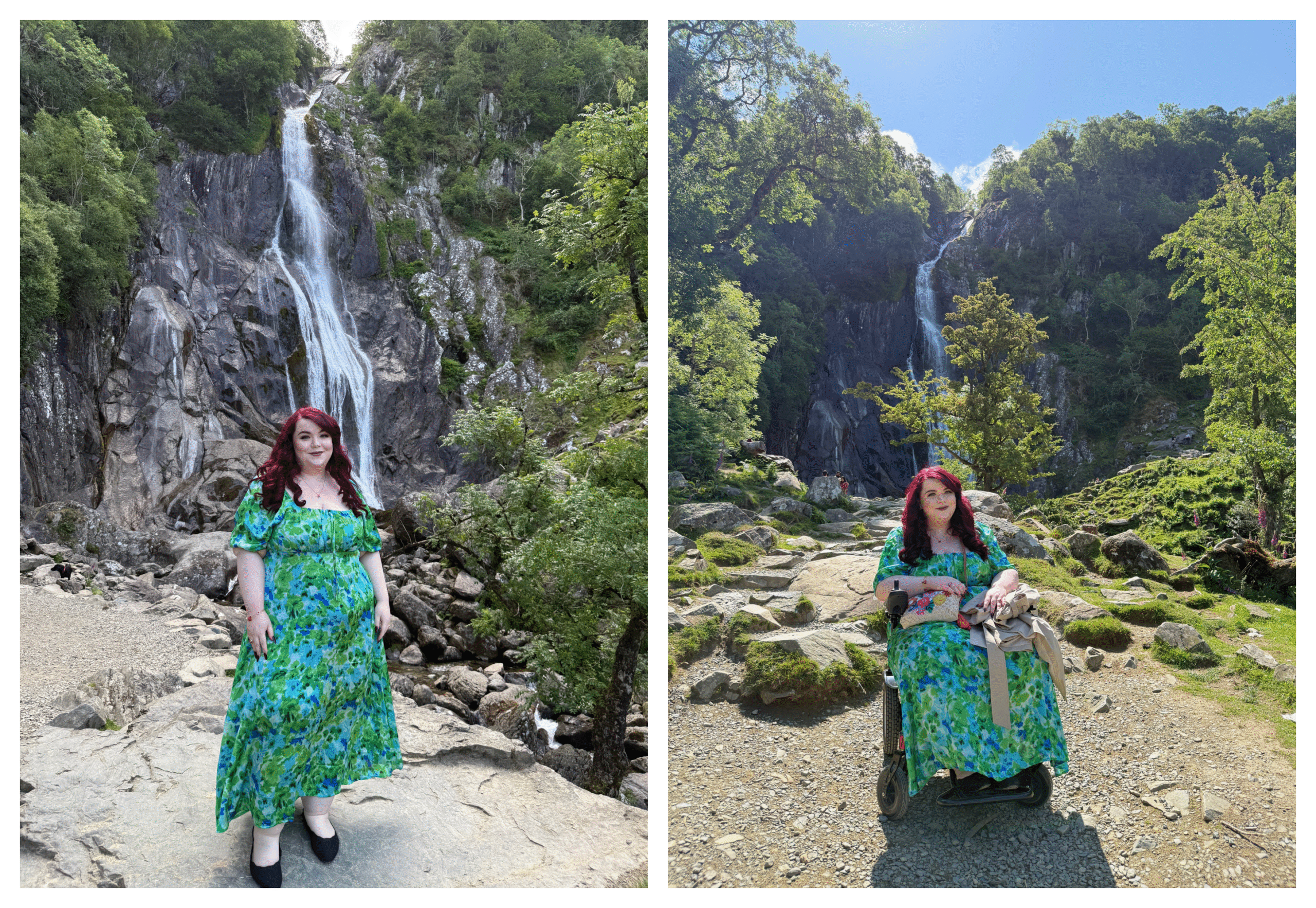 aber falls wales, wales road trip, accessible road trip